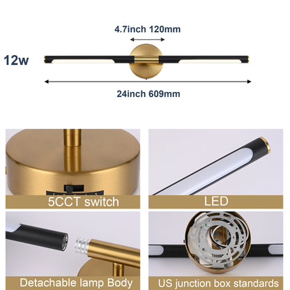 Bonlicht Saul LED Bathroom Light Fixture 12W