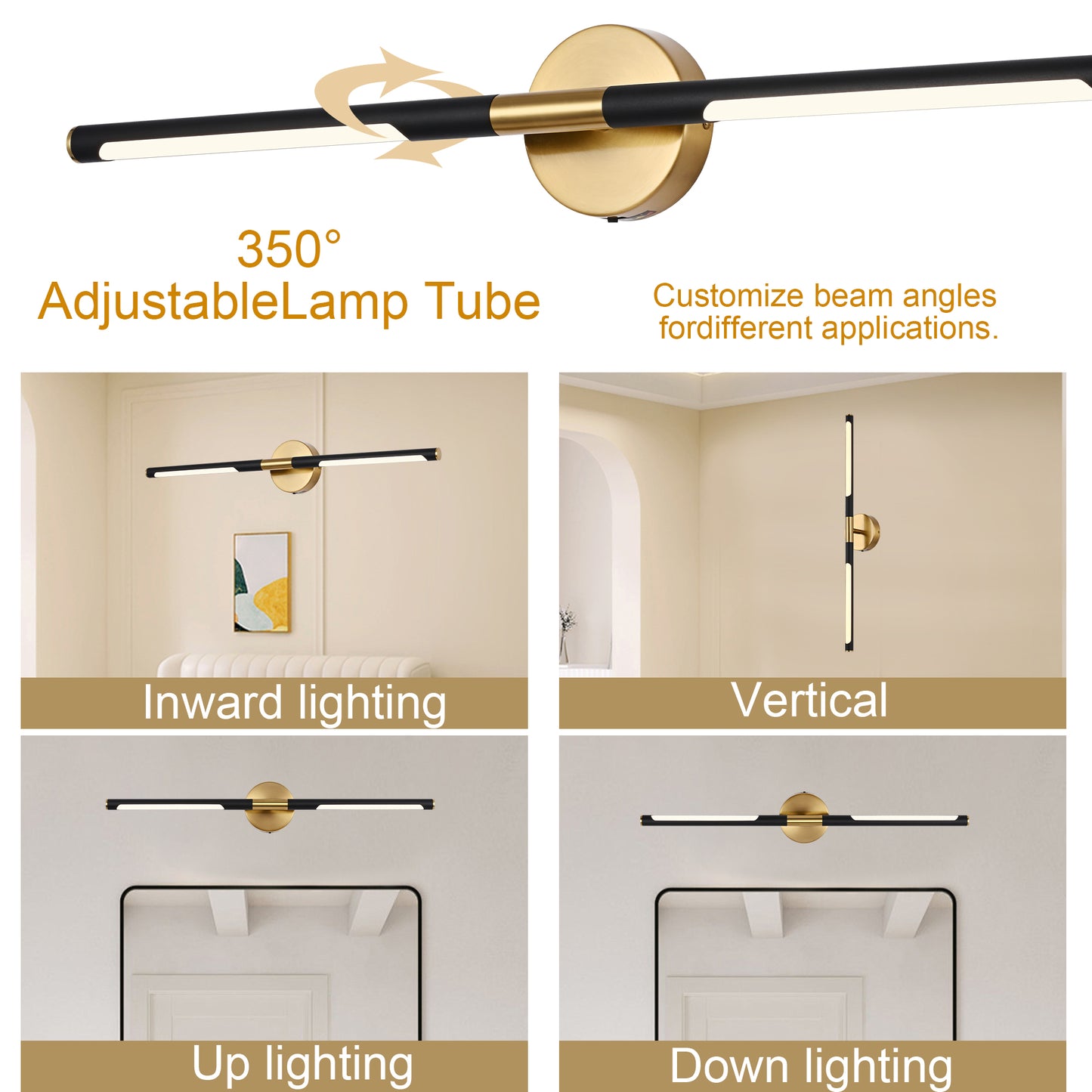 Bonlicht Saul LED Bathroom Light Fixture 12W