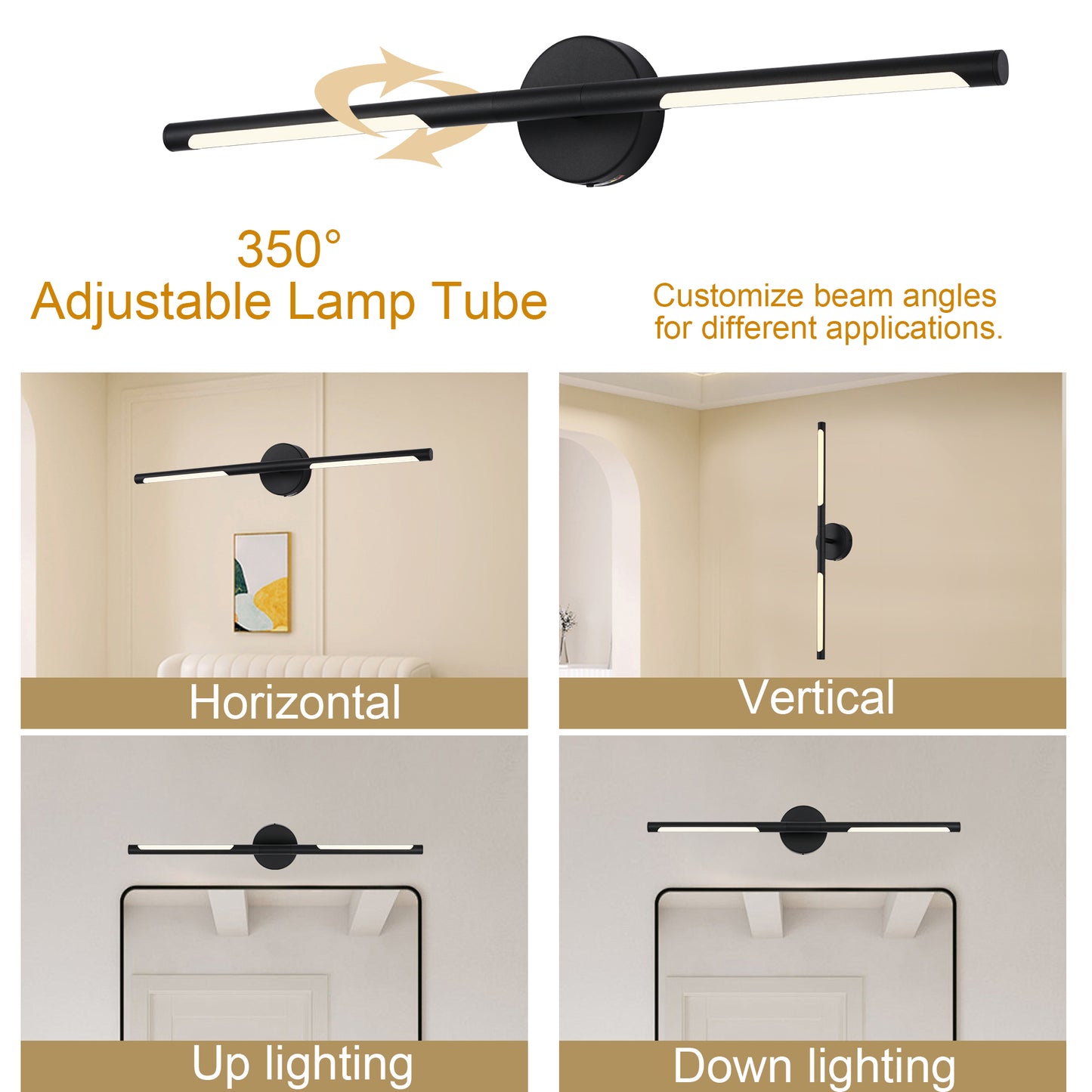 Bonlicht Saul LED Bathroom Light Fixture 12W