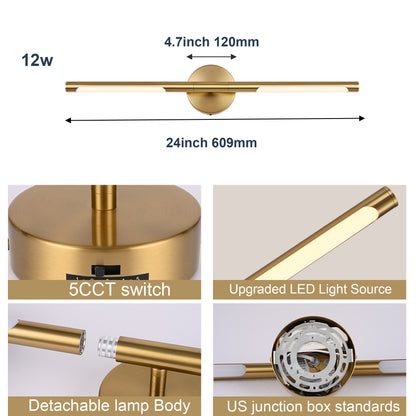 Bonlicht Saul LED Bathroom Light Fixture 12W