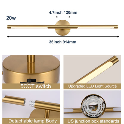 Bonlicht Saul LED Bathroom Light Fixture 12W